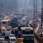 Polluted street