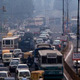 Polluted street