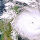 A cyclone from above