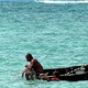 A fisherman in the Caribbean