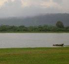 A man-made reservoir in Sri Lanka 