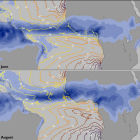 African monsoon in June and August