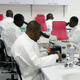 African researchers in a laboratory