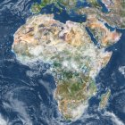 Satellite image of Africa