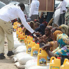 Aid distribution in Somalia Aid distribution in Somalia