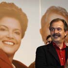 Aloizio Mercadante en campaña de Dilma Rousseff