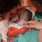A newborn in Uganda