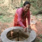 Mitha Koirala with her biogas plant, Sarangot near Pokhara