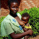 A mother breastfeeding a baby
