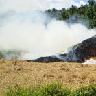 Rice burning