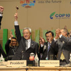 Closing of the COP10 meeting in Nagoya, Japan