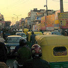 New Delhi traffic