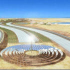 A vision of solar plant in Sahara