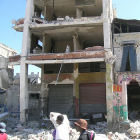 Earthquake damage in Haiti