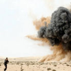 An explosion in Libya