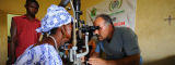 An eye exam in Sierra Leone - Flickr/IHH Humanitarian Relief Foundation Turkey