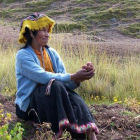 Farmer in Potato Park, Peru