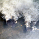 Incendios en la ribera del río Xingú, Brasil Incendios en la ribera del río Xingú, Brasil