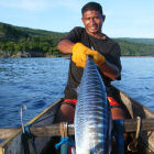 A fisherman in Timor-Leste