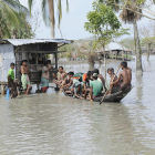 Flooded area in Bangladesh
