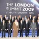 Heads of the G20 delegations at the beginning of the summit