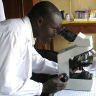 An HIV/AIDS researcher in Uganda