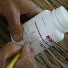 HIV drugs bottle