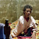 An HIV patient in Mozambique