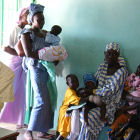 A maternal health clinic in West Africa