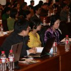 Delegates at the symposium on Science Communication and Scientific Policymaking