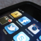 Icons of social media applications