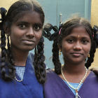 Indian schoolgirls
