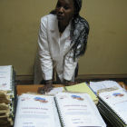 A scientist at the Centre for Vaccine Development in Bamako, Mali.