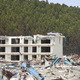 Tsunami destruction in Sendai