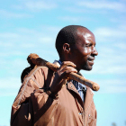 A Kenyan farmer