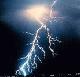 Lightning during a night-time thunderstorm