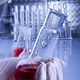 A flask in a laboratory A flask in a laboratory