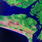 A satellite image