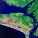 A satellite image