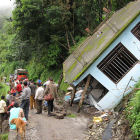 A landslide in India