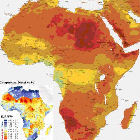 Map of Solar Electricity Potential in Africa Map of Solar Electricity Potential in Africa