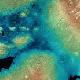 Satellite image of region affected by earthquake in Gujarat, India