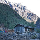 Farmhouse in mountain Nepal