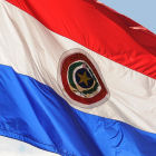 The national flag of Paraguay