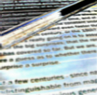Pen and writing Pen and writing