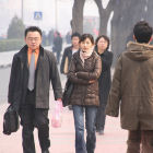 People walking in Beijing