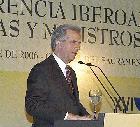 Presidente uruguayo, Tabaré Vázquez, en la VIII Conferencia Iberoamericana de Ministros de Salud