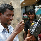 Transistor radios distributed in Sri Lanka