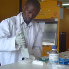 A researcher in Kenya