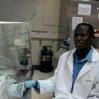 A researcher in Uganda